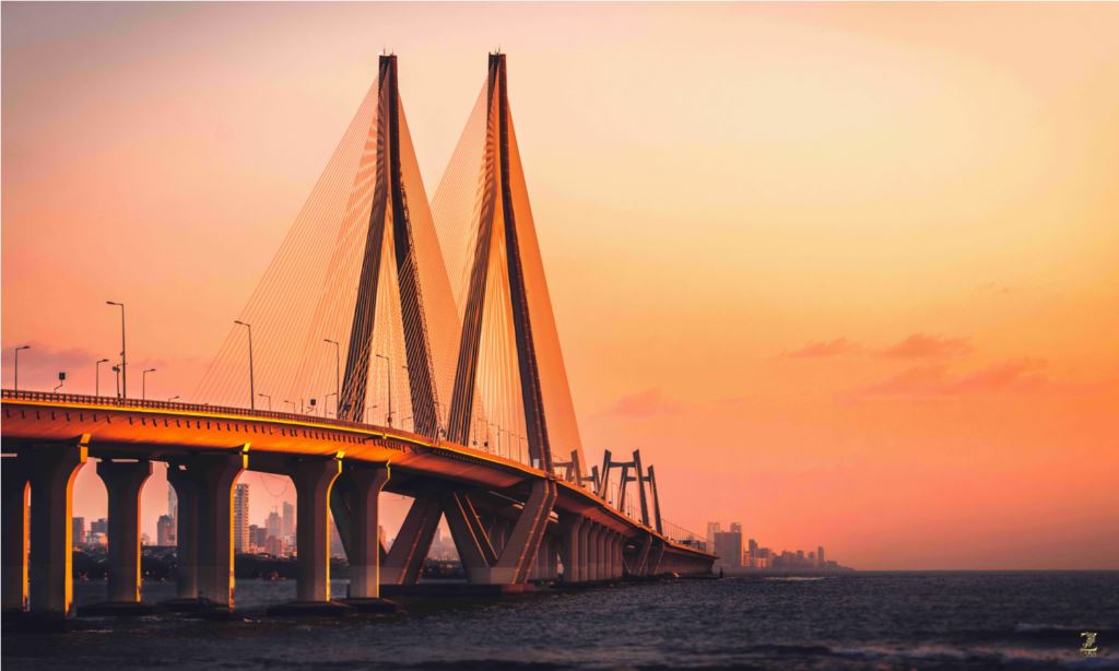 Bandra Worli sea link Mumbai City Skyline Wallpaper Bandra Worli sea link Mumbai City Skyline Wallpaper