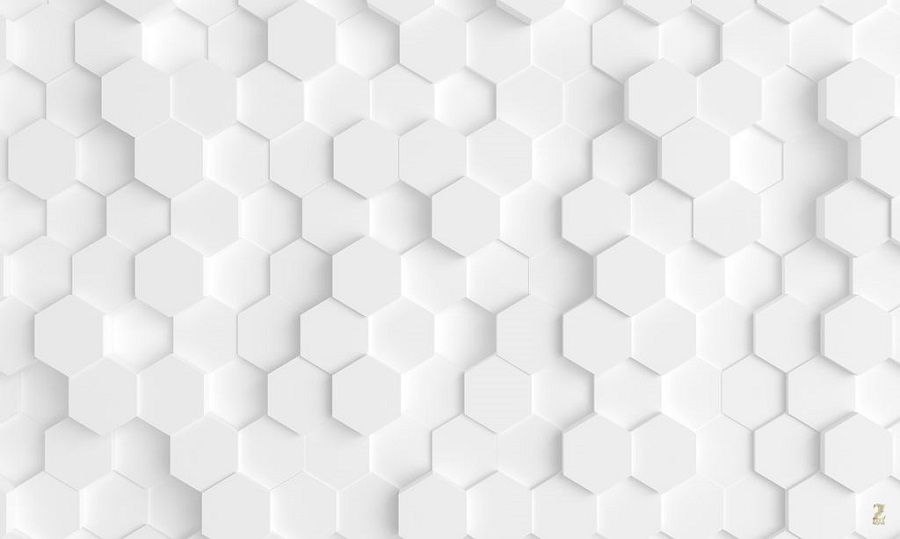3D White background wallpaper