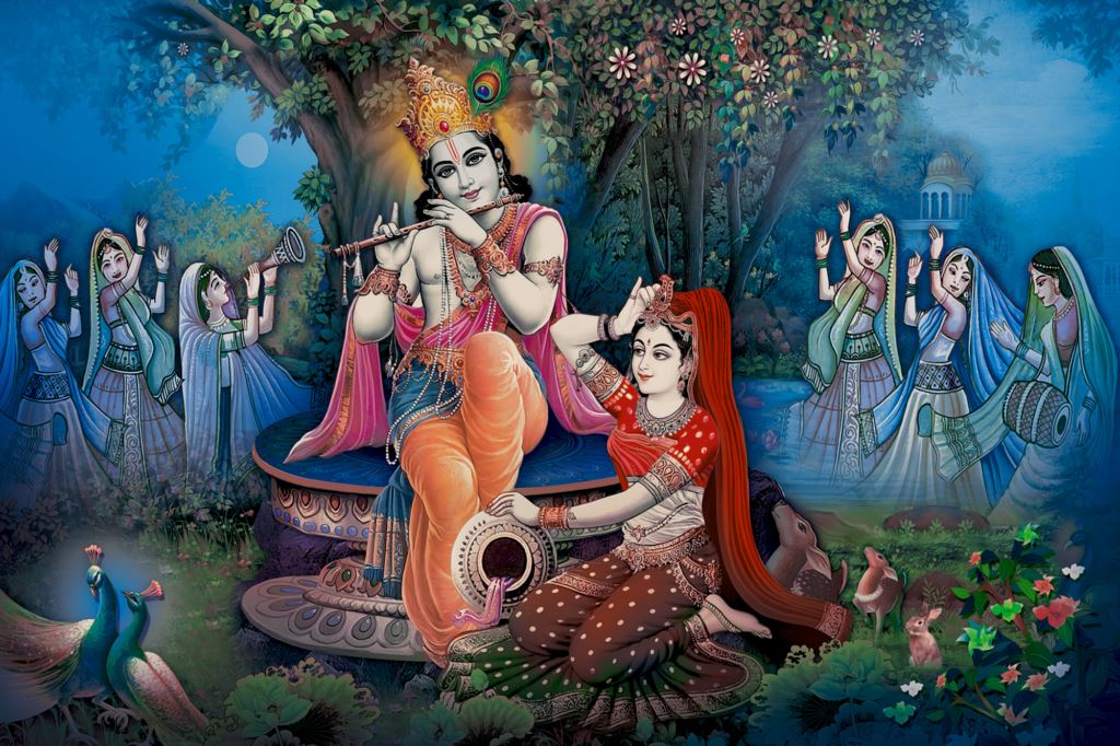 Sri Radha Krishna Religious Wallpaper for wall for your home decor Sri Radha Krishna Religious Wallpaper for wall for your home decor