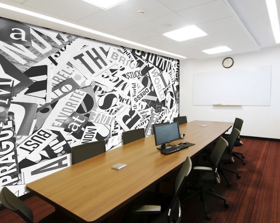 Contemporary wallpaper for office cabin at best price