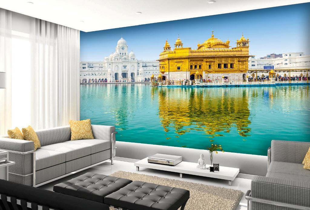 Regious Wallpaper for wall |Famous Golden Temple India Regious Wallpaper for wall |Famous Golden Temple India