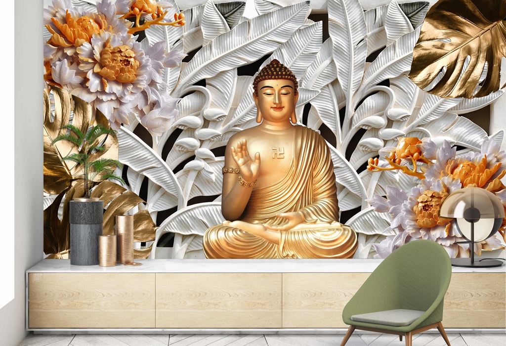Decorate your wall with Meditating Lord Buddha Wallpaper Decorate your wall with Meditating Lord Buddha Wallpaper