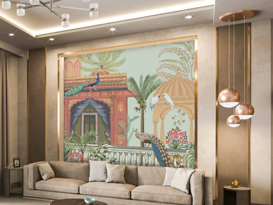 Fresh Wallpaper Designs for Living Rooms: Floral, Geometric & Abstract Trends for Summer 2025