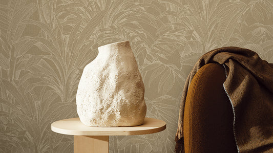 Earthy Taupe Palms (70273-2)