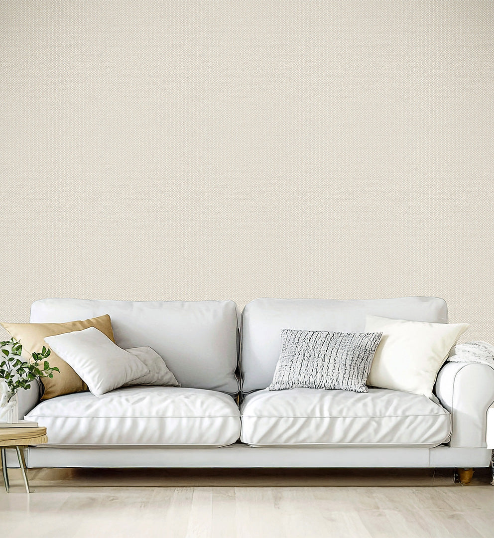cream linen weave (70280-7)
