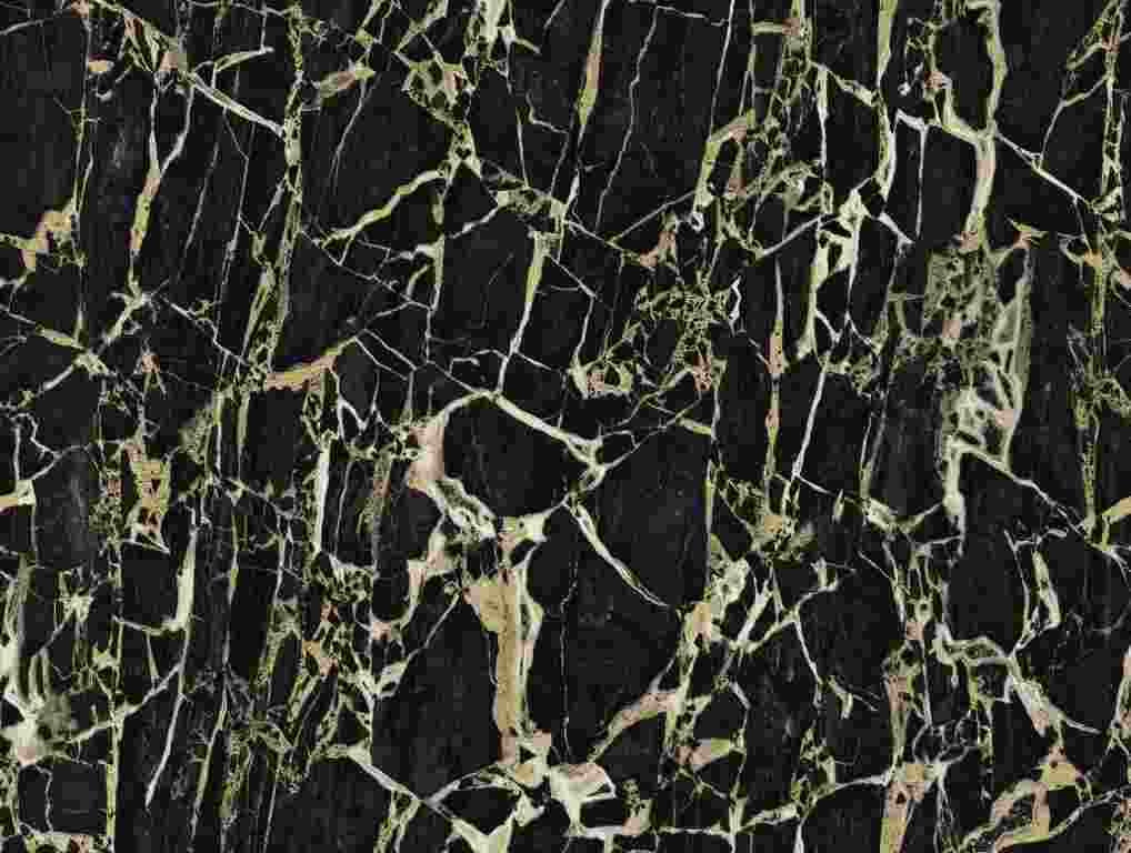 black marble with gold veins (84601)