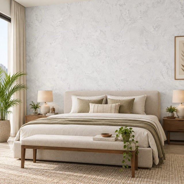 pale white abstract marble (84617)