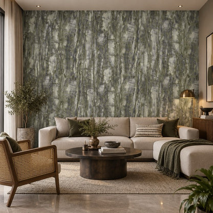 Grey and Green Vertical Stone (84636)