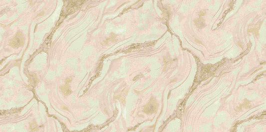 Pink and Gold Flowing Marble (84654)