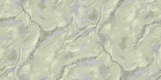 Dusty Green and Grey Abstract Stone (84657)
