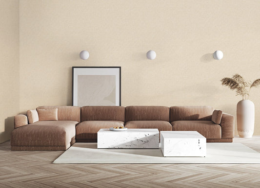 Cream & Sand Ticking Stripe (88682-3)