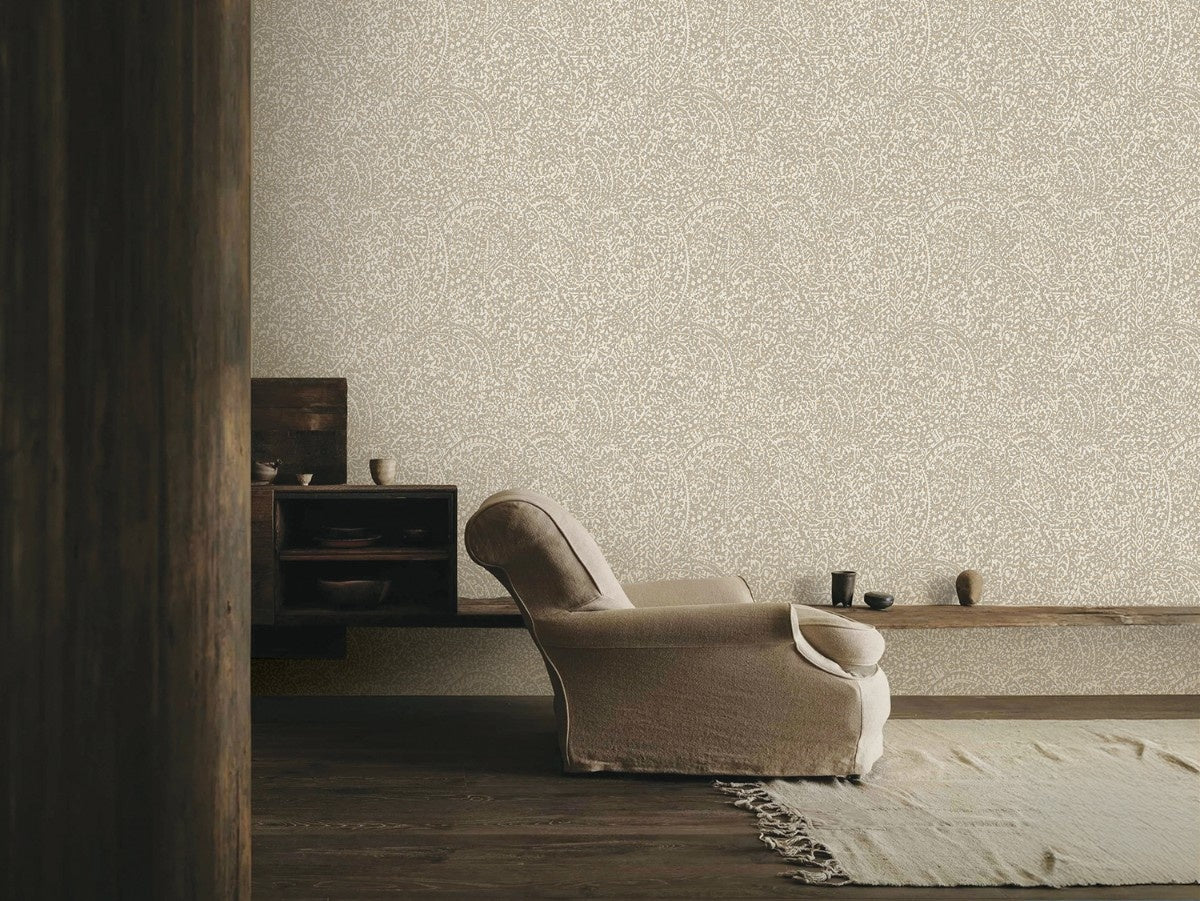 beige damask lace (88688-1)