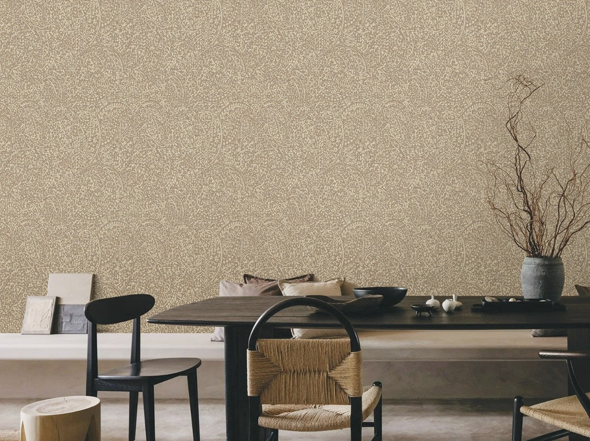 taupe damask weave (88688-3)