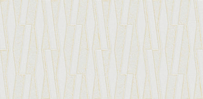 White Modern Geometric Columns (88692-1)