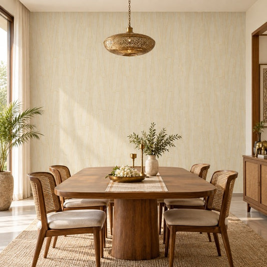 Warm Cream Geometric Lattice (88692-2)