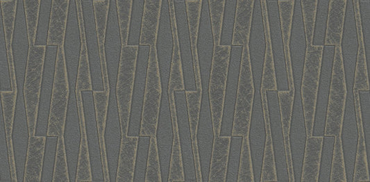 Charcoal & Gold Geometric (88692-3)