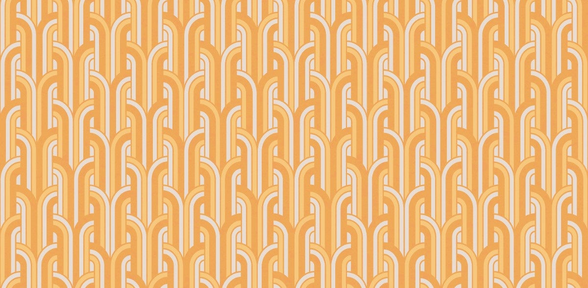 vibrant terracotta art deco (88693-3)