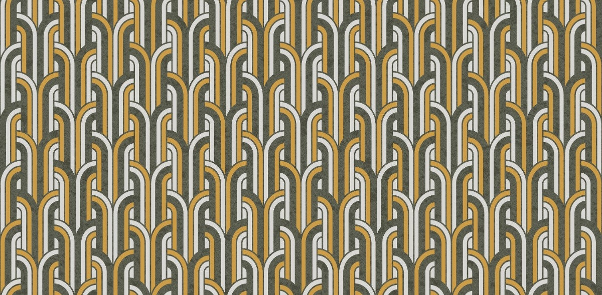 ochre & slate art deco (88693-4)