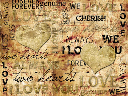Vintage Love Collage ( ABS 118 )
