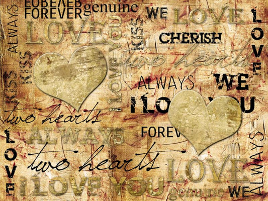 Vintage Love Collage ( ABS 118 )