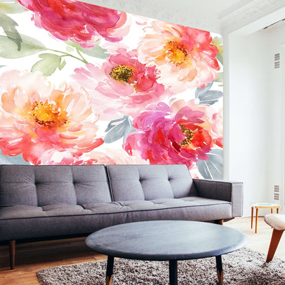 Watercolor Peonies ( ABS 133 )