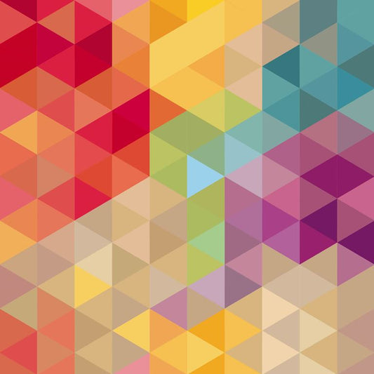 Pastel Triangle Pattern ( ABS 141 )