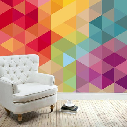 Pastel Triangle Pattern ( ABS 141 )