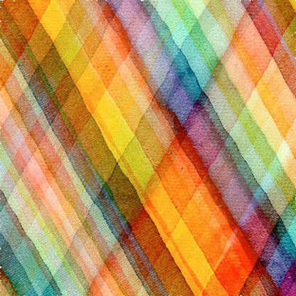 Watercolor Diagonal Weave ( ABS 143 )