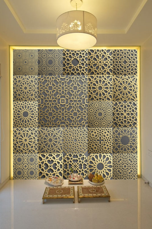Golden Islamic Lattice ( ABS 149 )