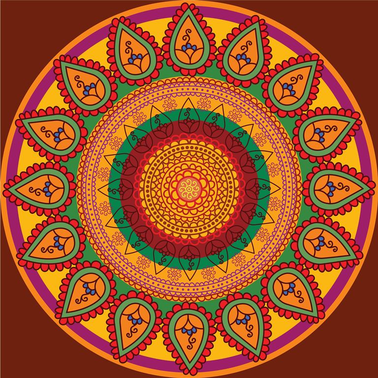 traditional mandala ( abs 150 )