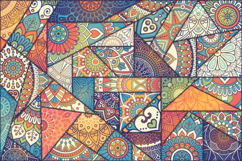 patchwork mandala ( abs 151 )