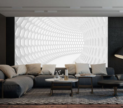 Geometric White Tunnel ( ABS 176 )