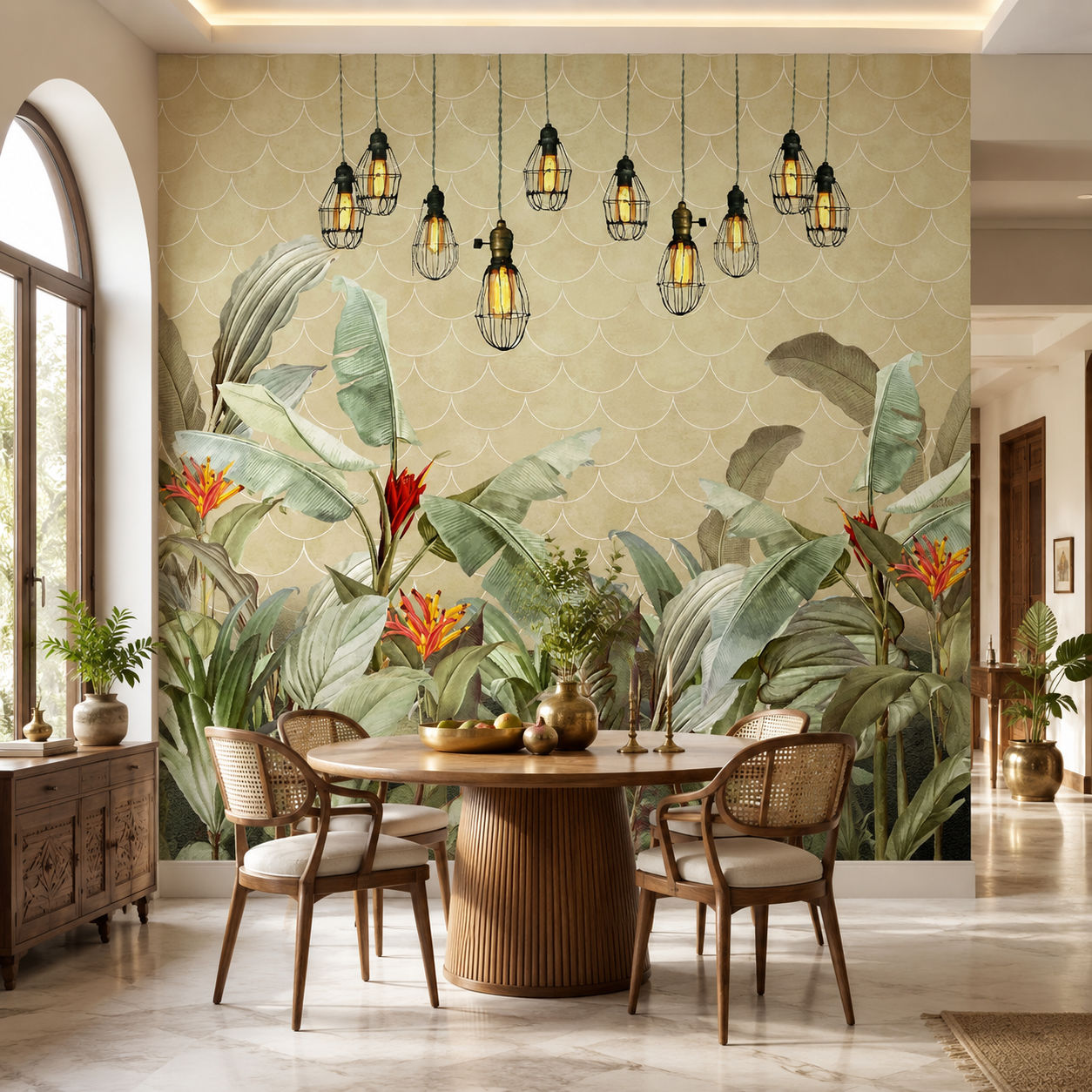 enchanted jungle wallcovering (art 106)