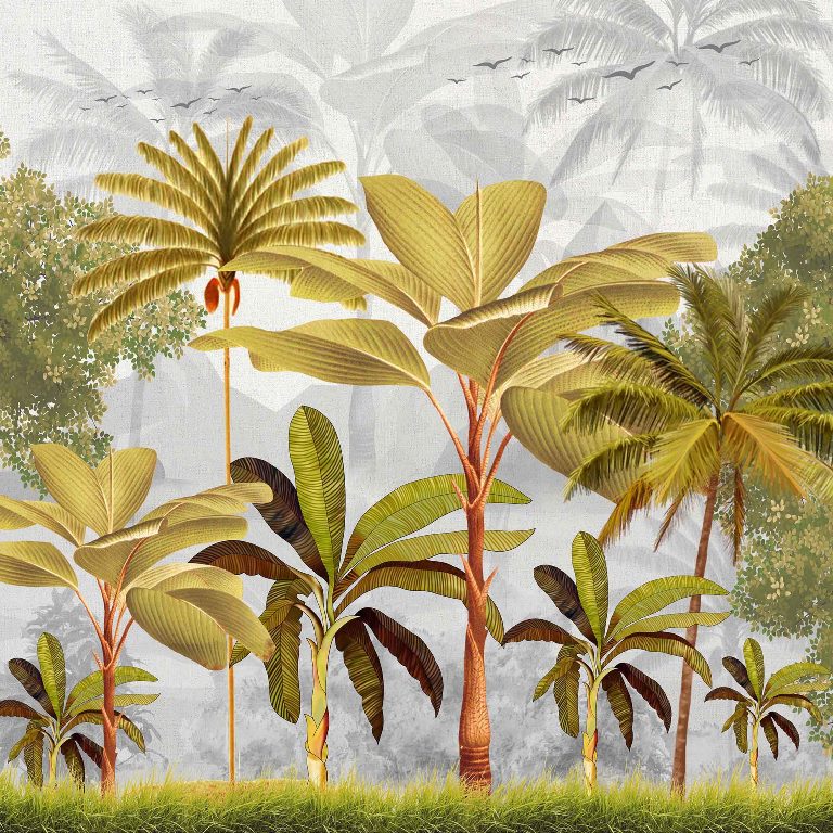 tropical oasis wallcovering (art 107)