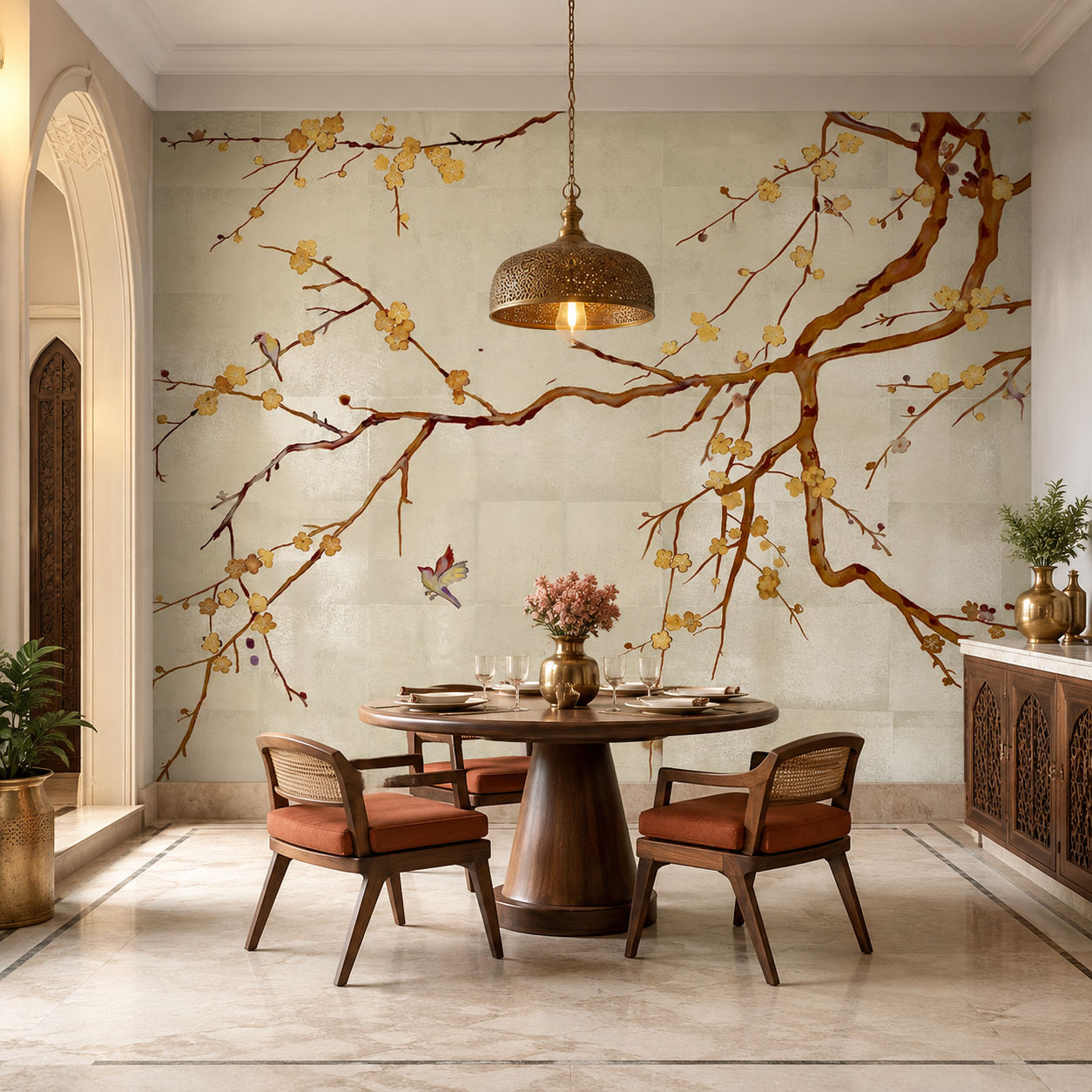 plum blossom dream wallcovering (art 111)