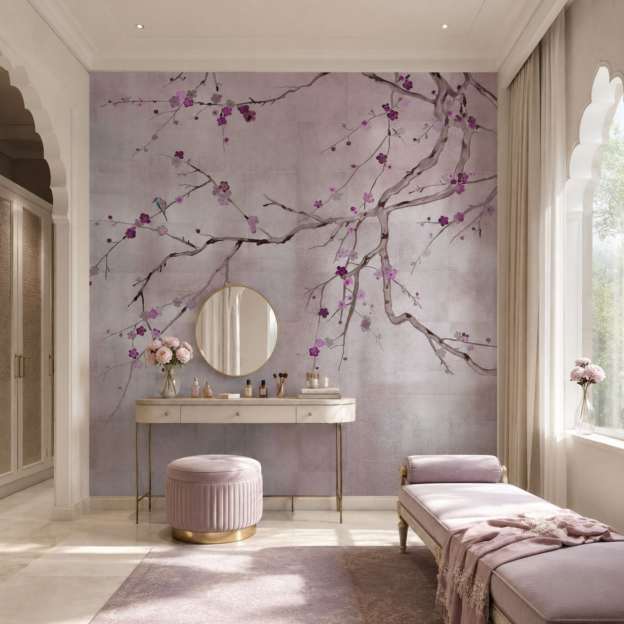 flamingo paradise wallcovering (art 112)