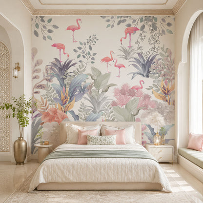 Flamingo Reflections Wallcovering (ART 113)