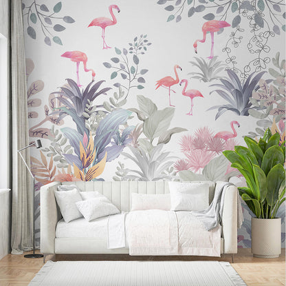 Flamingo Reflections Wallcovering (ART 113)