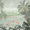 Flamingo Gathering Wallcovering (ART 115)