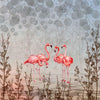 Flamingo Gathering Wallcovering (ART 116)