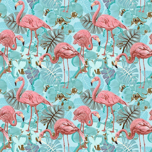 Flamingo Fiesta Wallcovering (ART 117)