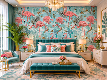 Flamingo Fiesta Wallcovering (ART 117)