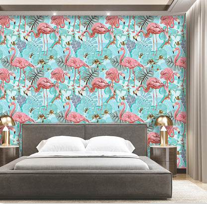 Flamingo Fiesta Wallcovering (ART 117)