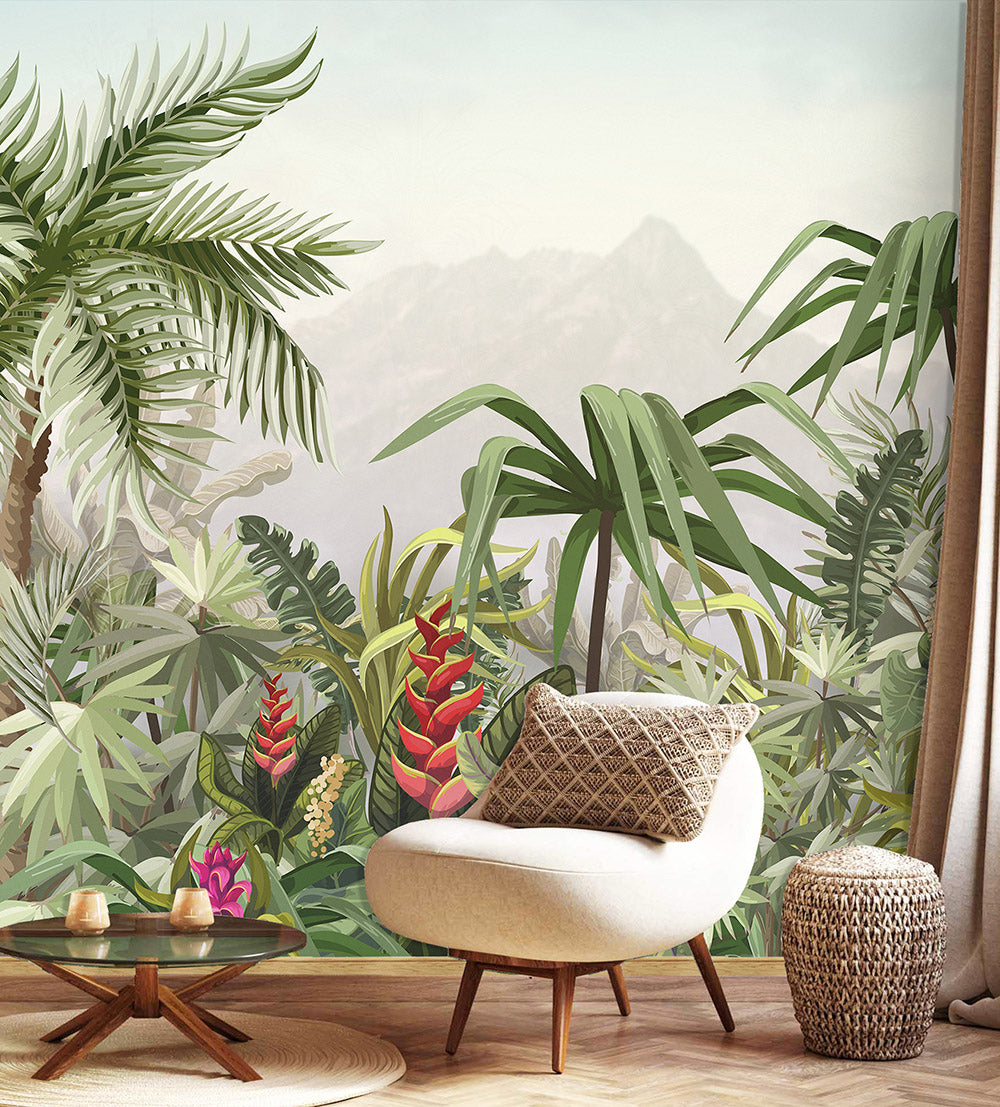 lush jungle wallcovering (art 118)