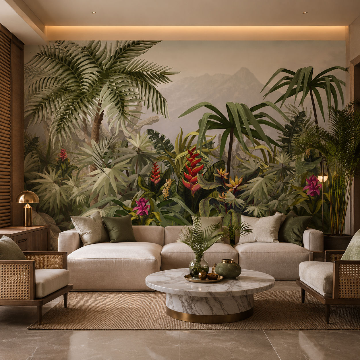 lush jungle wallcovering (art 118)
