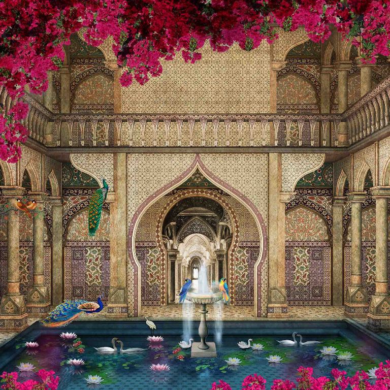 royal indian palace wallcovering (art 124)