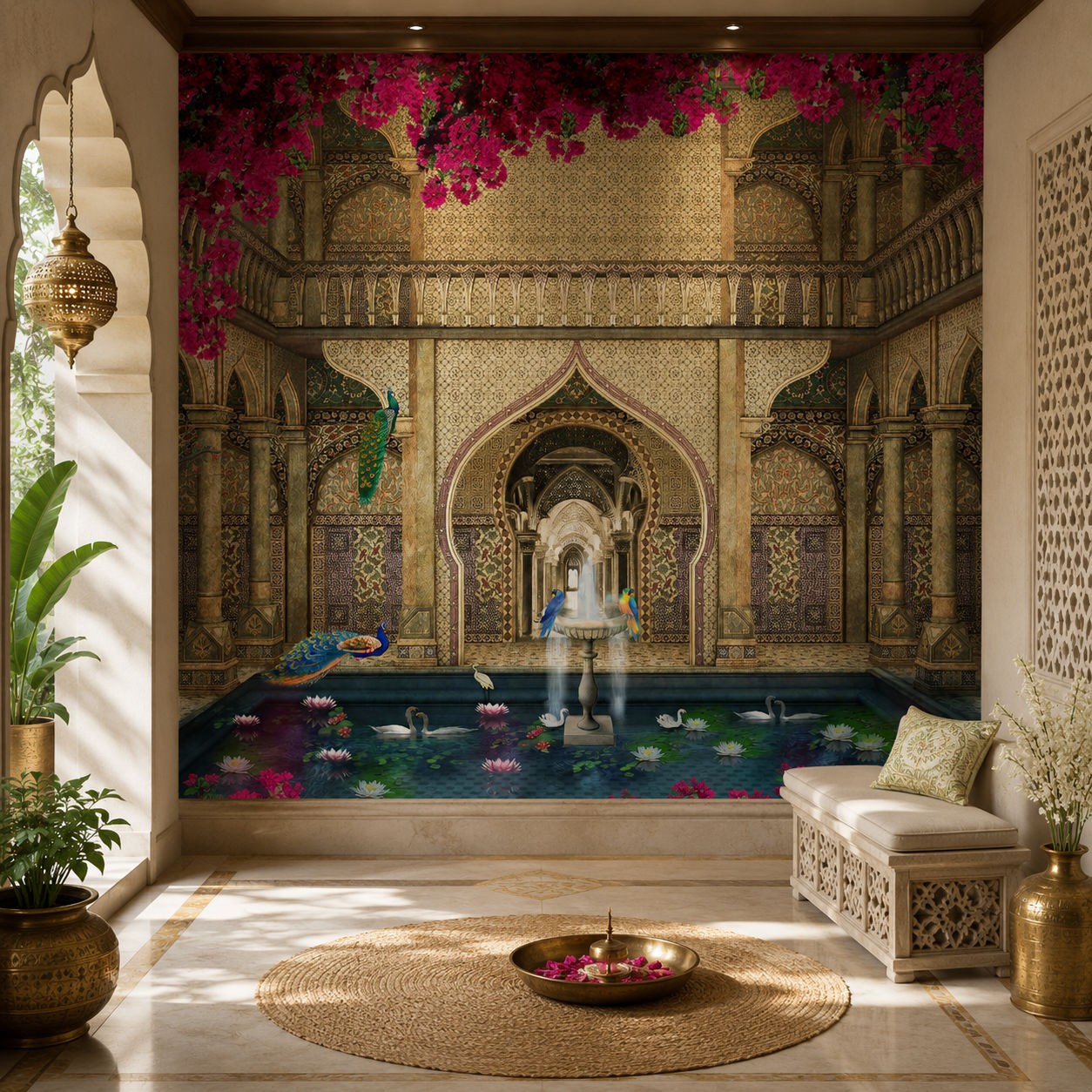 royal indian procession wallcovering (art 125)