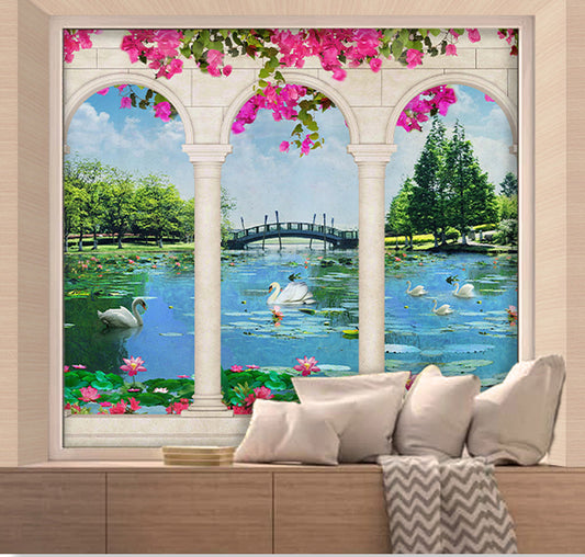 Serene Garden Arch Wallcovering (ART 129)