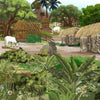 Peaceful Village Wallcovering (ART 130 A)