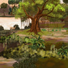 Tranquil Riverbank Wallcovering (ART 131 A)
